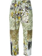Mm6 Maison Margiela Floral Print Cropped Trousers