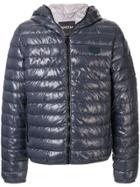 Duvetica Marfak Padded Logo Coat - Blue