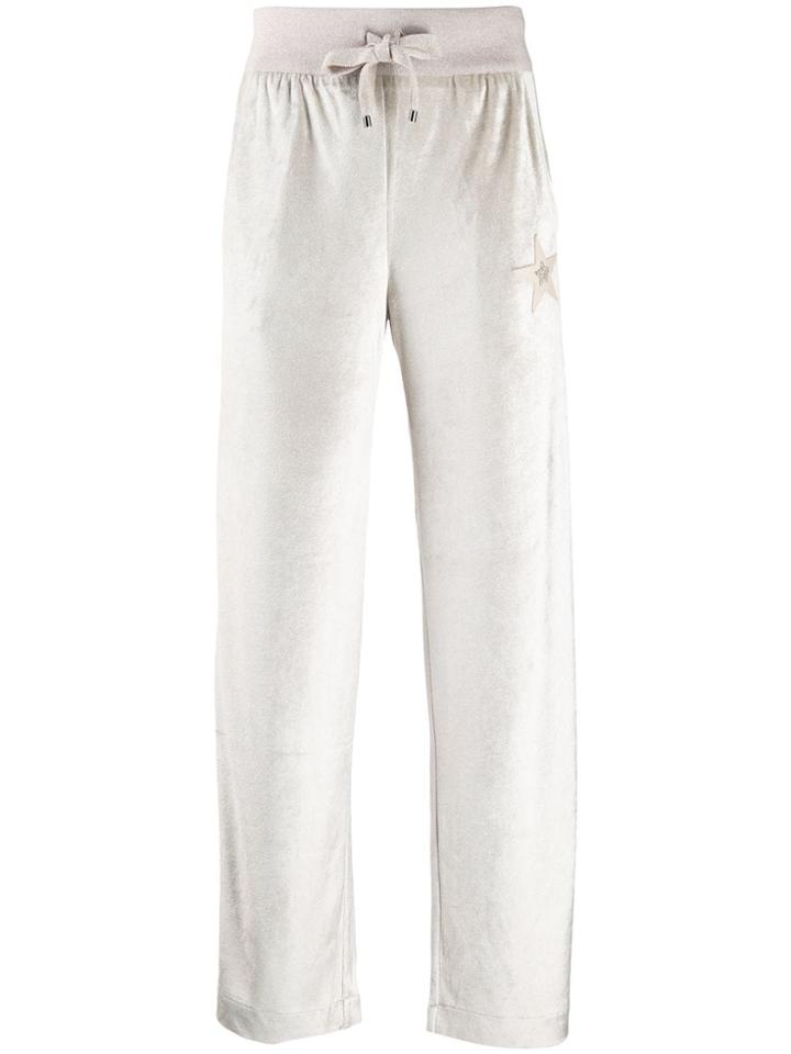 Lorena Antoniazzi Drawstring Straight-fit Trousers - Neutrals