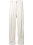3.1 Phillip Lim Side Stripe Trousers - White