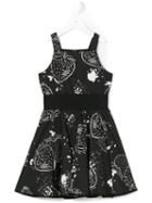Monnalisa Jakioo - Strawberry Dress - Kids - Cotton/polyamide - 7 Yrs, Blue