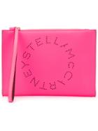 Stella Mccartney Stella Logo Clutch Bag - Pink & Purple