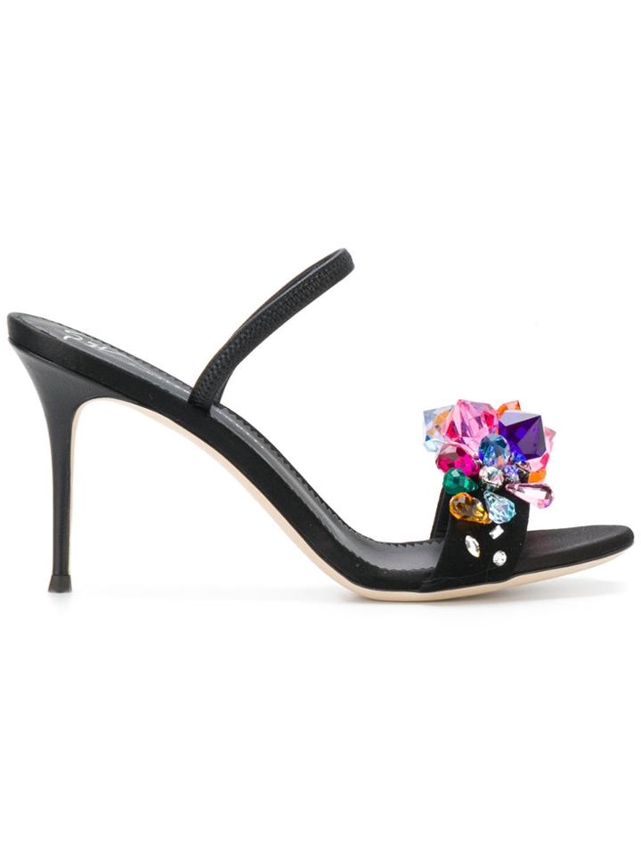 Giuseppe Zanotti Design Chandlier Sandals - Black