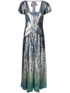 Temperley London Ruth Sequin Gown - Purple