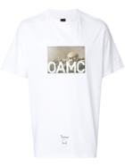 Oamc - Branded T-shirt - Men - Cotton/polyurethane - Xxl, White, Cotton/polyurethane