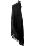 Givenchy Asymmetric Midi Dress - Black