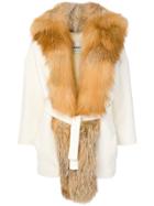 Ava Adore Belted Coat - White