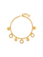 Kenzo Vintage Pendant Chain Necklace - Yellow & Orange