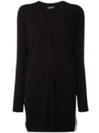 Twin-set Long Cardigan, Women's, Size: Xs, Black, Cotton/cashmere