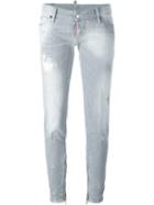 Dsquared2 'skinny' Jeans, Women's, Size: 42, Grey, Cotton/spandex/elastane