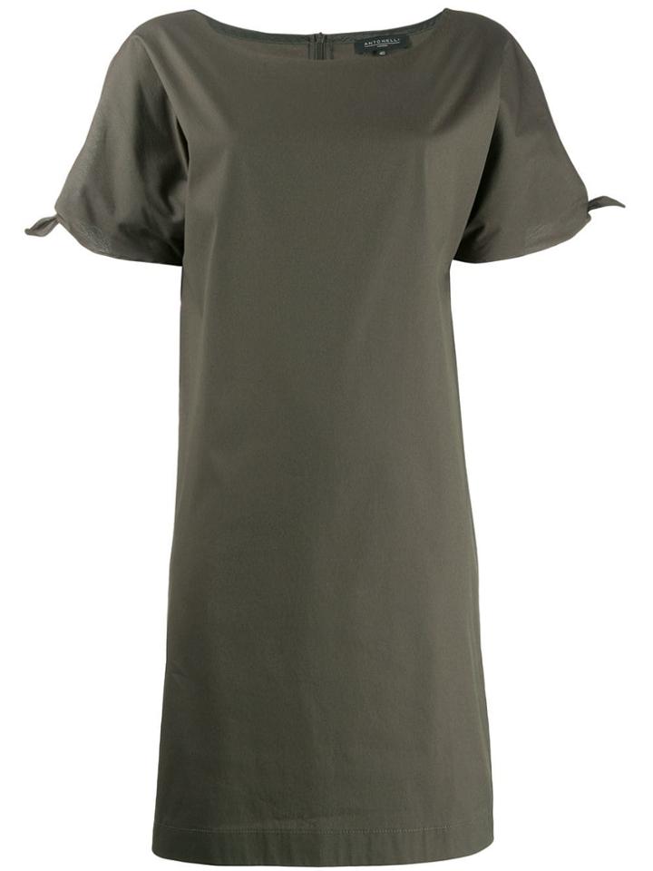 Antonelli Tie Sleeve Dress - Green