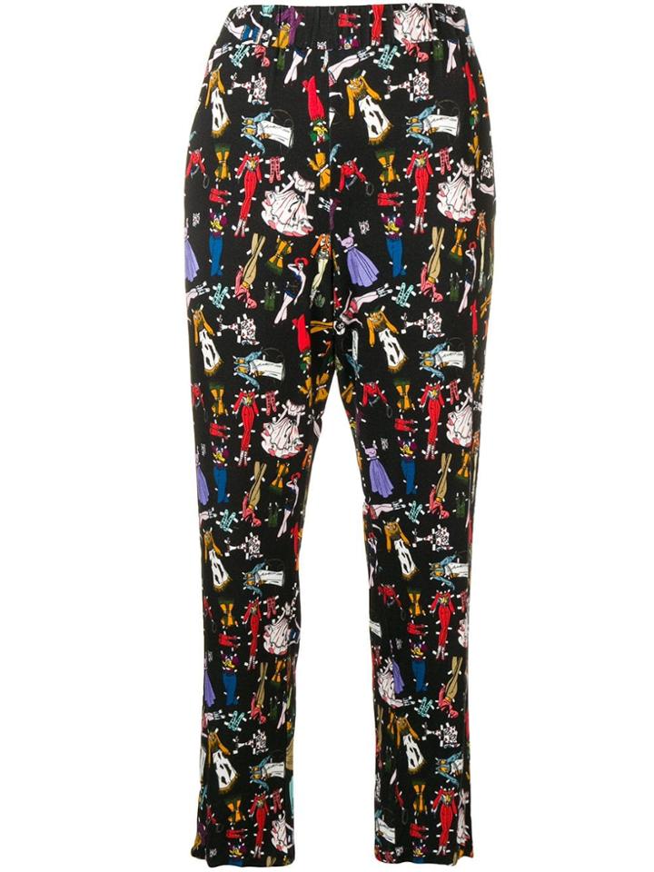 Ultràchic Cowgirl Print Trousers - Black
