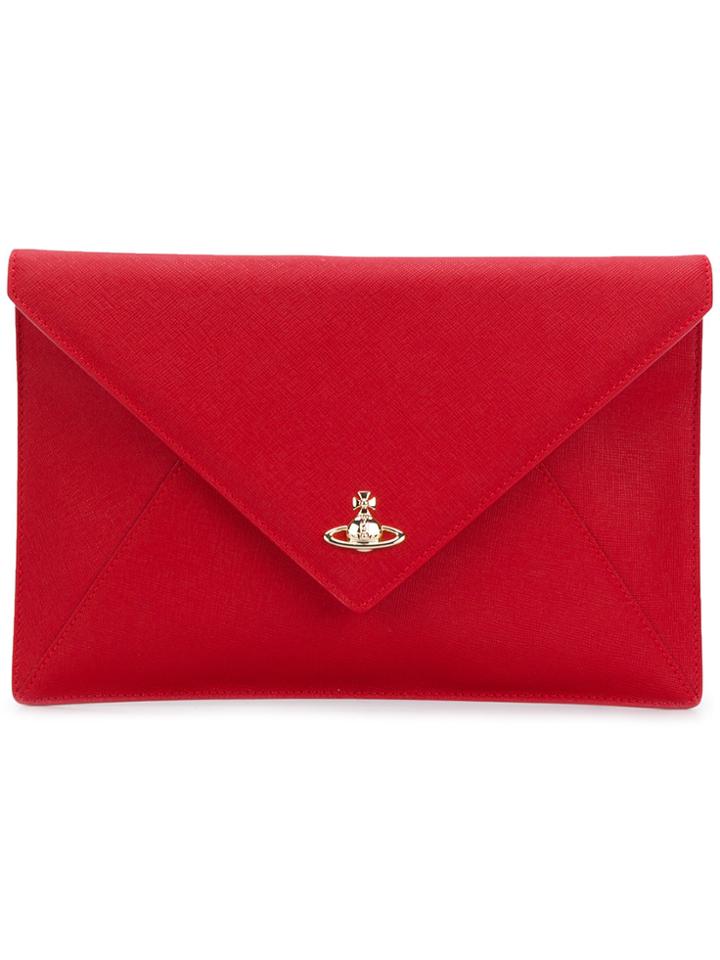 Vivienne Westwood Envelope Clutch - Red