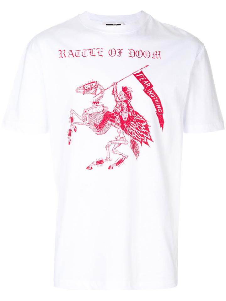 Mcq Alexander Mcqueen Fear Nothing T-shirt - White