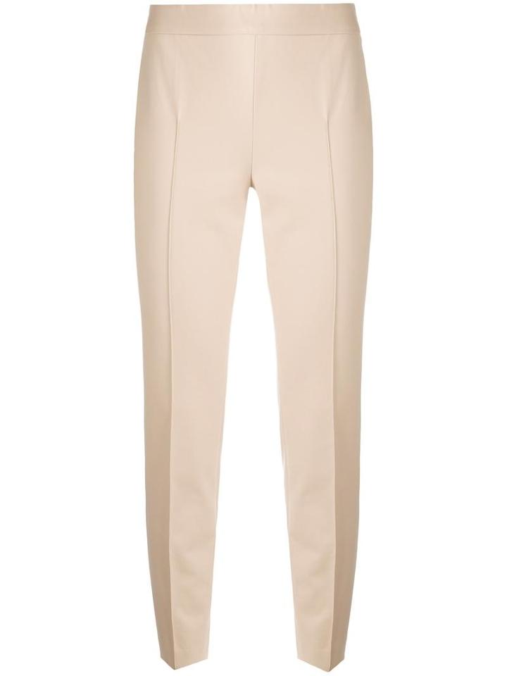 Boutique Moschino Tailored Cropped Trousers, Women's, Size: 42, Nude/neutrals, Cotton/other Fibers