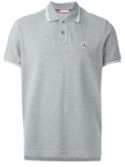 Moncler Classic Polo Shirt, Men's, Size: Xl, Grey, Cotton