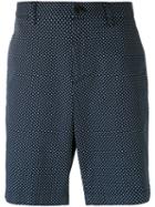 Michael Kors - Dot Print Chino Shorts - Men - Cotton/spandex/elastane - 34, Blue, Cotton/spandex/elastane
