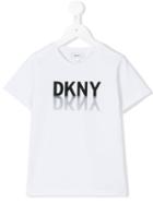 Dkny Kids - Logo Print T-shirt - Kids - Cotton/spandex/elastane - 6 Yrs, Boy's, White