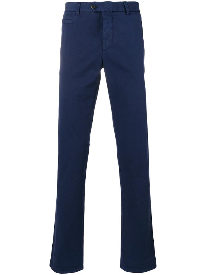 Fay Super Slim Chinos - Blue
