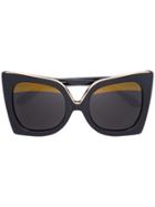 Linda Farrow No. 21 Oversized Sunglasses - Black