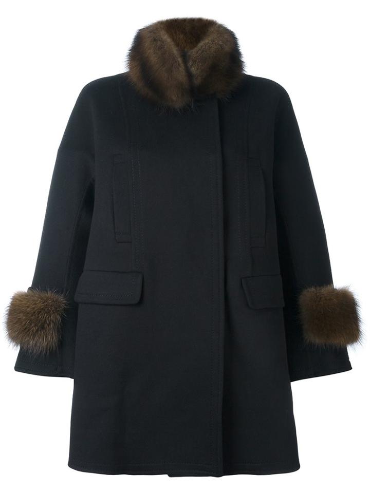 Ermanno Scervino Trim Detail Coat