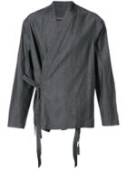 Siki Im Kimono Wrap Shirt - Black