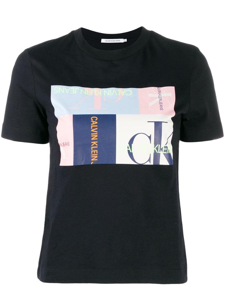 Calvin Klein Jeans Graphic Print T-shirt - Black