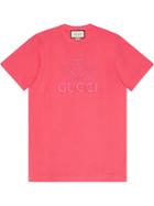 Gucci T-shirt With Gucci Tennis - Pink