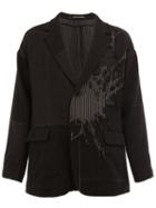 Yohji Yamamoto Embroidered Blazer Jacket