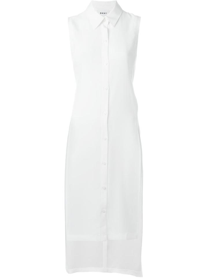 Dkny Long Sleeveless Shirt