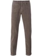 Re-hash Slim-fit Trousers, Men's, Size: 34, Brown, Cotton/spandex/elastane