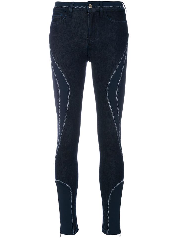 Tommy Hilfiger High-waisted Panelled Jeans - Blue
