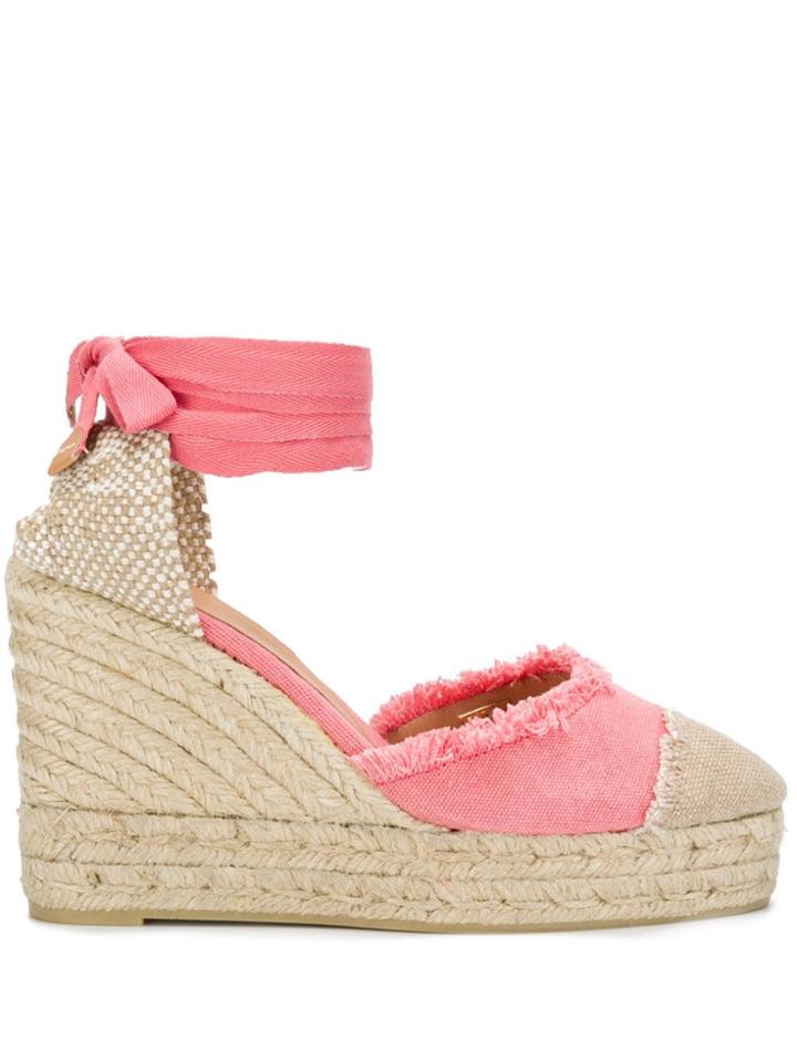 Castañer Catalina Wedge Espadrilles - Pink