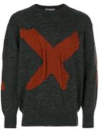 Issey Miyake Pre-owned X Intarsia Jumper - Grey