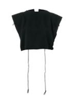 Comme Des Garçons Pre-owned Cropped Tabard - Black