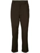 H Beauty & Youth Pinstriped Trousers - Brown