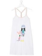 Little Marc Jacobs Illustrated Dress - White