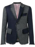 Thom Browne Frayed Edges Sport Coat - Grey