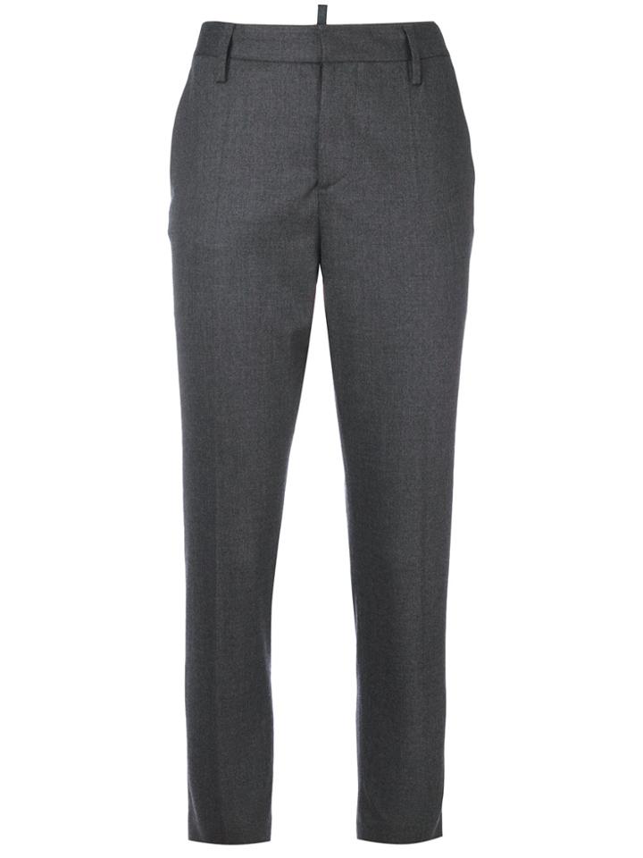 Dsquared2 Cropped Tailored Trousers - Grey