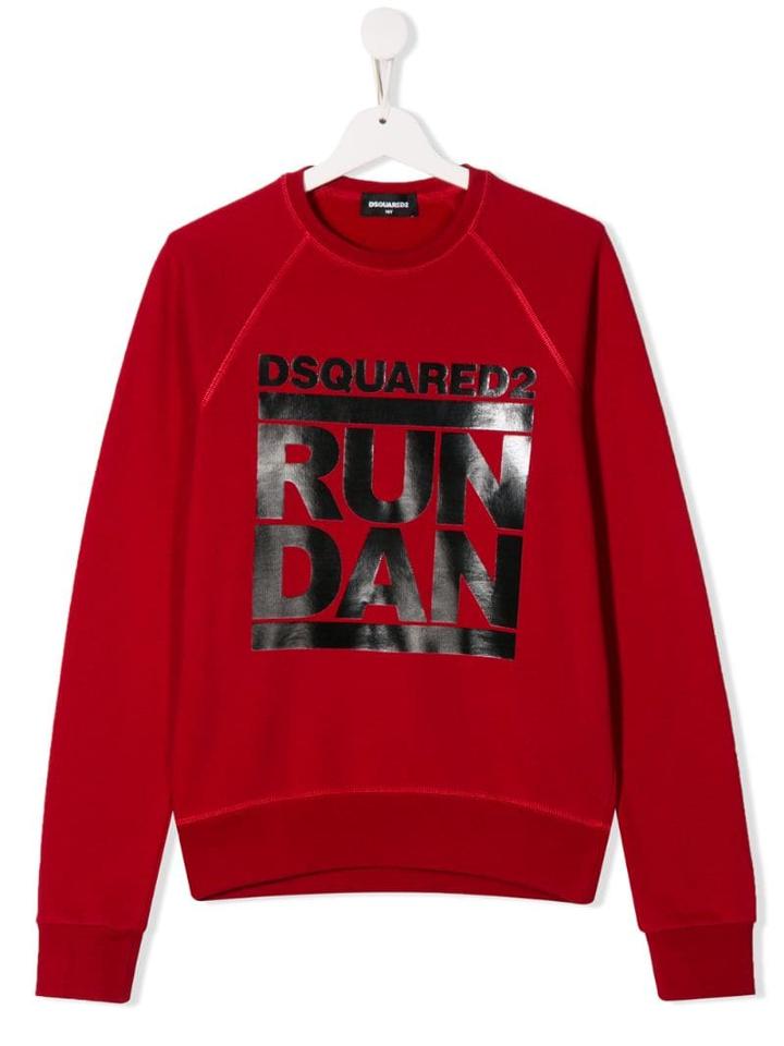 Dsquared2 Kids Teen Printed 'run Dan' Sweatshirt
