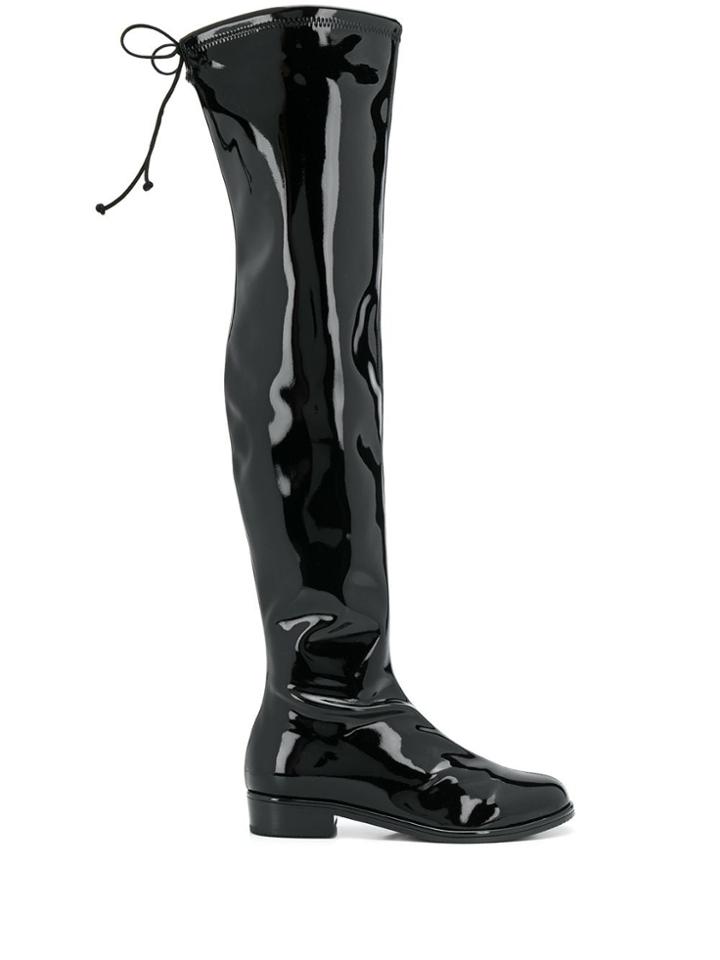 Stuart Weitzman Lowland Knee Boots - Black