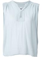 Nsf Keyhole Tunic Top, Women's, Size: Xs, Blue, Cotton/nylon