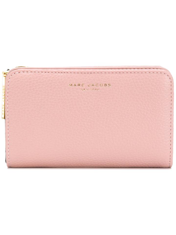 Marc Jacobs Gotham Compact Wallet - Pink & Purple