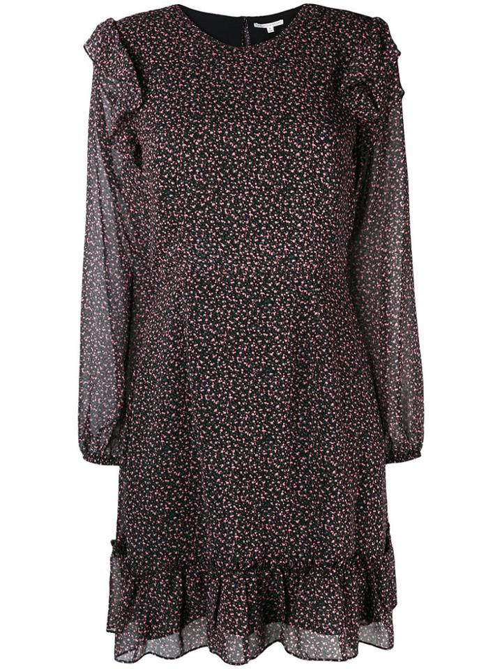 Rebecca Minkoff Floral Print A-line Dress - Black