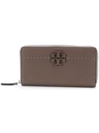Tory Burch Mcgraw Wallet - Brown