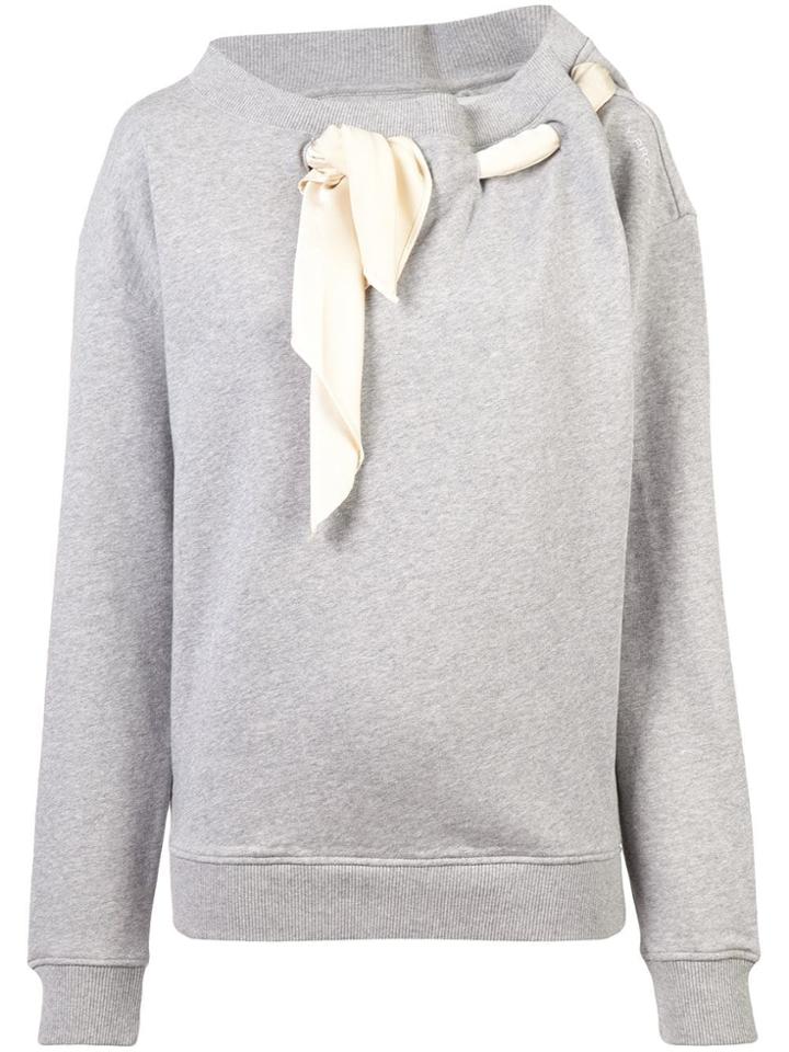 Y / Project Scarf Neck Jumper - Grey