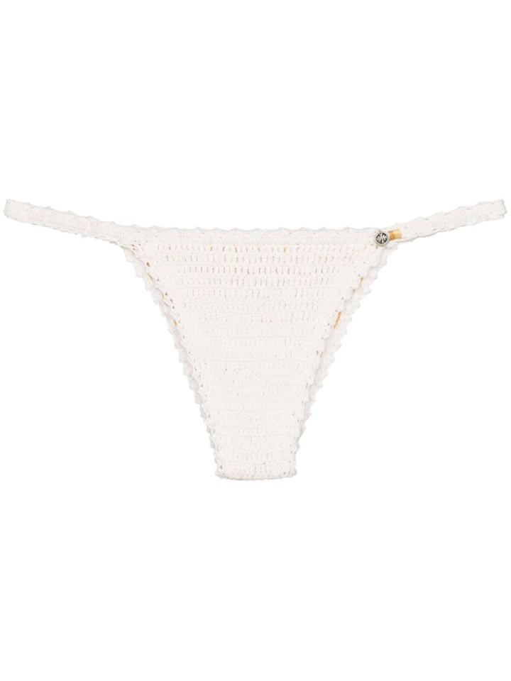 She Made Me Saachi Crochet Bikini Bottoms - Neutrals