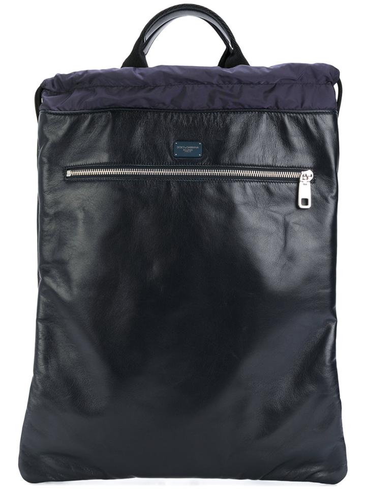 Dolce & Gabbana Drawstring Backpack - Blue