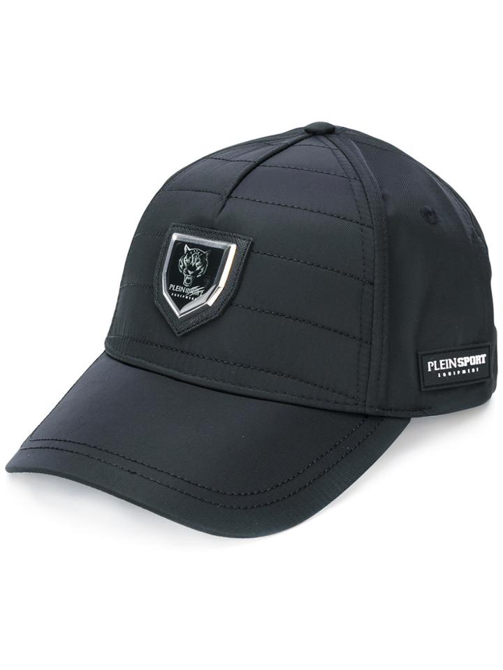 Plein Sport Logo Plaque Cap - Black