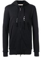 Damir Doma Open Seam Zip Hoodie, Men's, Size: Medium, Black, Cotton